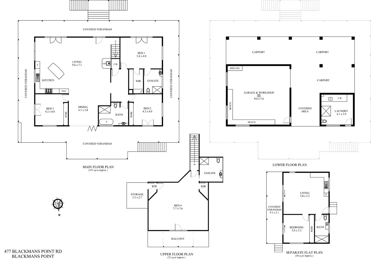 Floorplan of Homely house listing, 477 Blackmans Point Road, Port Macquarie NSW 2444