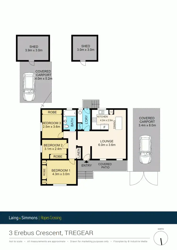 Floorplan of Homely house listing, 3 Erebus Crescent, Tregear NSW 2770