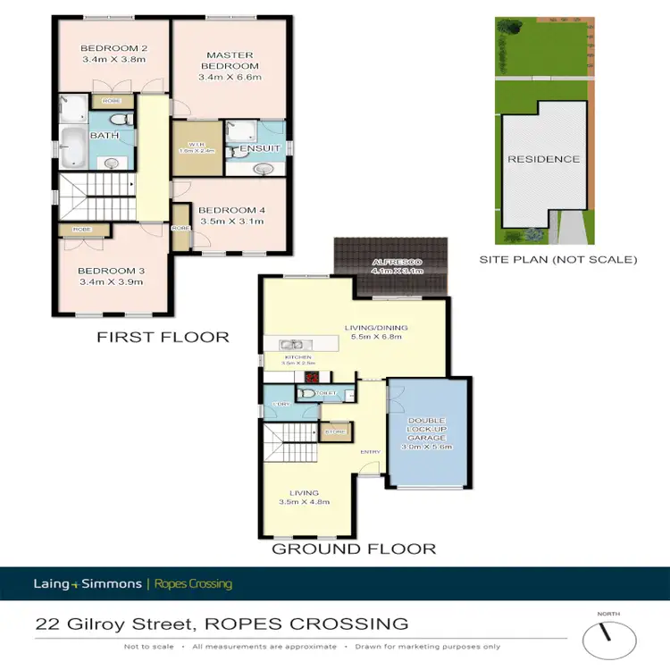Floorplan of Homely house listing, 22 Gilroy Street, Ropes Crossing NSW 2760