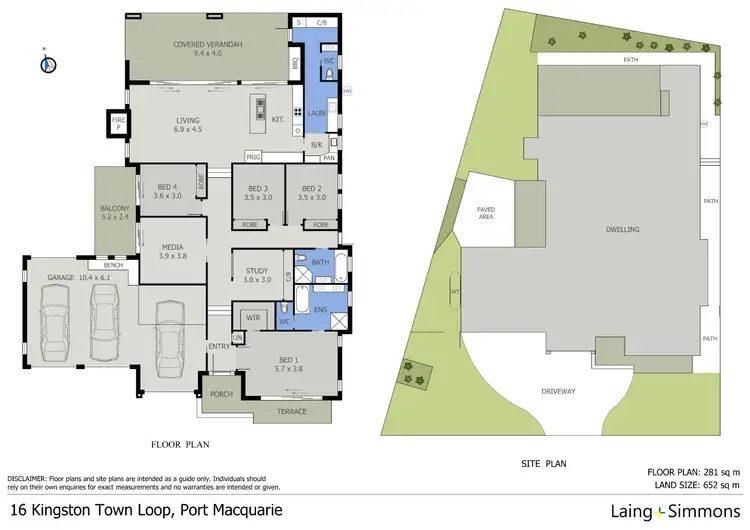 Floorplan of Homely house listing, 16 Kingston Town Loop, Port Macquarie NSW 2444