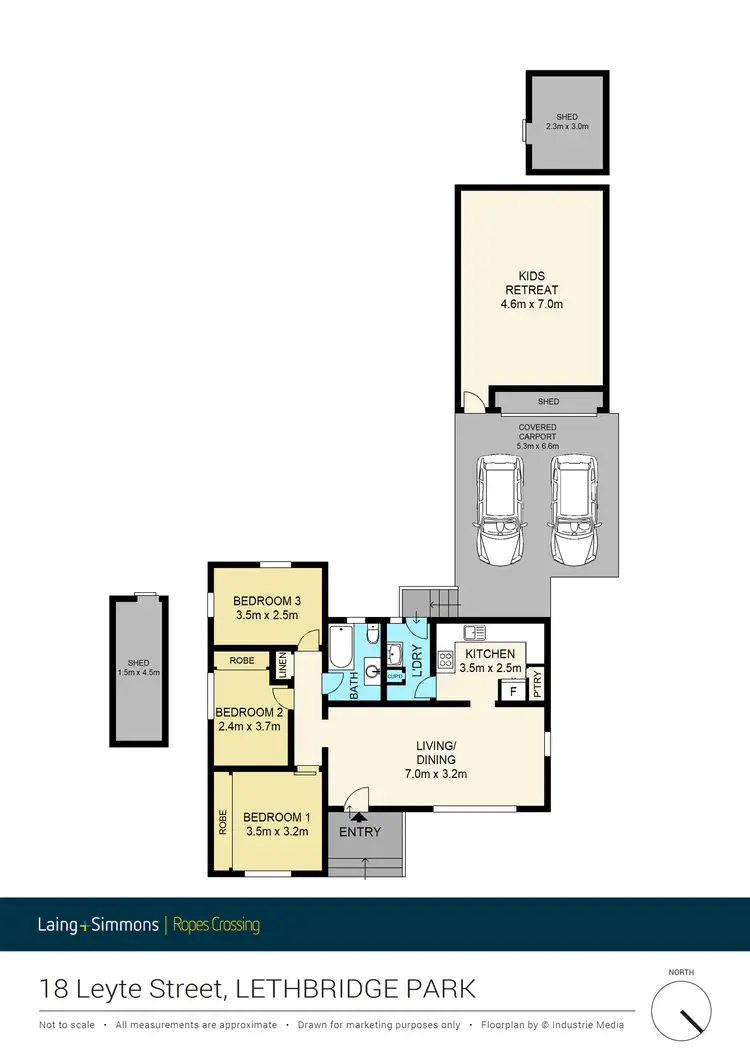 Floorplan of Homely house listing, 18 Leyte Avenue, Lethbridge Park NSW 2770