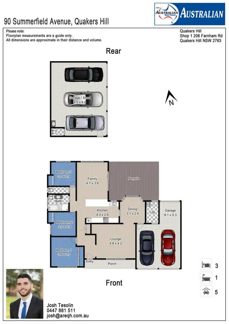 Floorplan of Homely house listing, 90 Summerfield Avenue, Quakers Hill NSW 2763