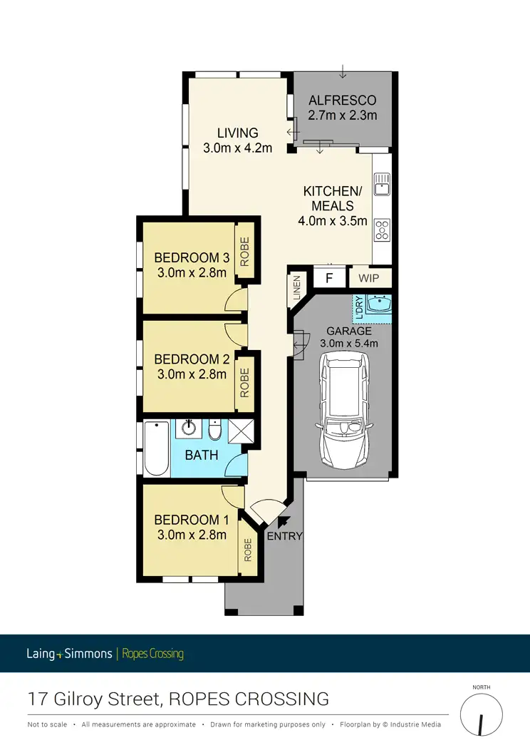 Floorplan of Homely house listing, 17 Gilroy Street, Ropes Crossing NSW 2760