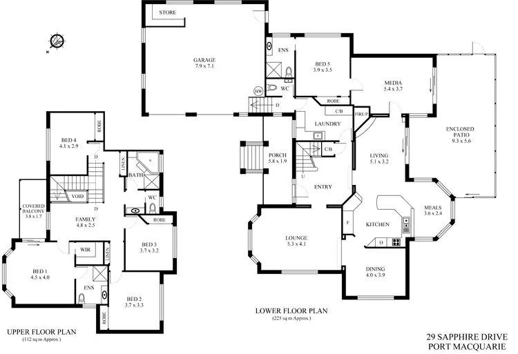 Floorplan of Homely house listing, 29 Sapphire Drive, Port Macquarie NSW 2444