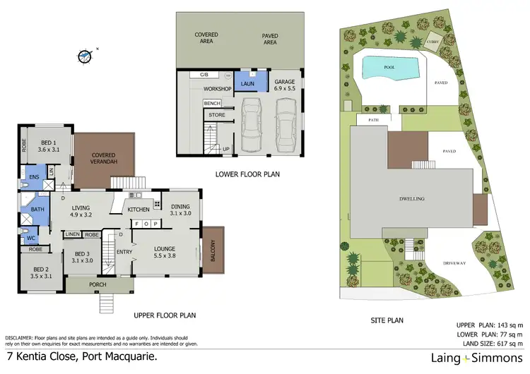 Floorplan of Homely house listing, 7 Kentia Close, Port Macquarie NSW 2444