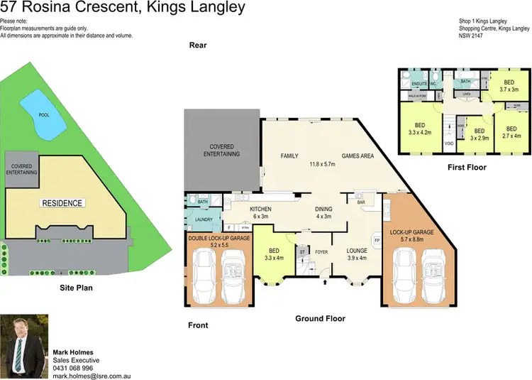 Floorplan of Homely house listing, 57 Rosina Crescent, Kings Langley NSW 2147