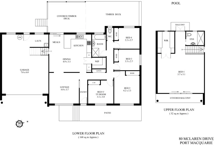 Floorplan of Homely house listing, 80 McLaren Drive, Port Macquarie NSW 2444