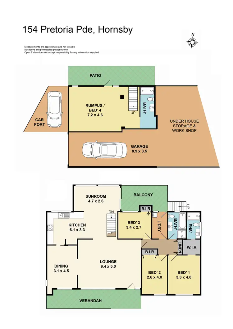 Floorplan of Homely house listing, 154 Pretoria Parade, Hornsby NSW 2077