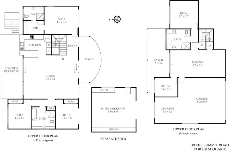 Floorplan of Homely house listing, 39 The Summit Road, Port Macquarie NSW 2444