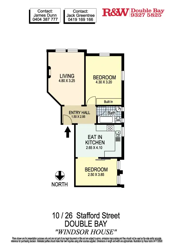 Floorplan of Homely apartment listing, 10/26 Stafford Street, Double Bay NSW 2028
