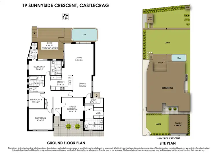Floorplan of Homely house listing, 19 Sunnyside Crescent, Castlecrag NSW 2068
