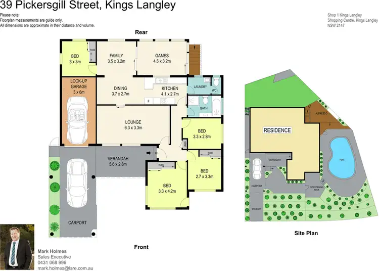 Floorplan of Homely house listing, 39 Pickersgill Street, Kings Langley NSW 2147