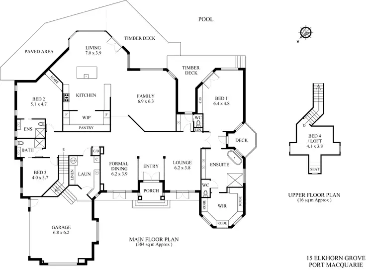 Floorplan of Homely house listing, 15 Elkhorn Grove, Port Macquarie NSW 2444