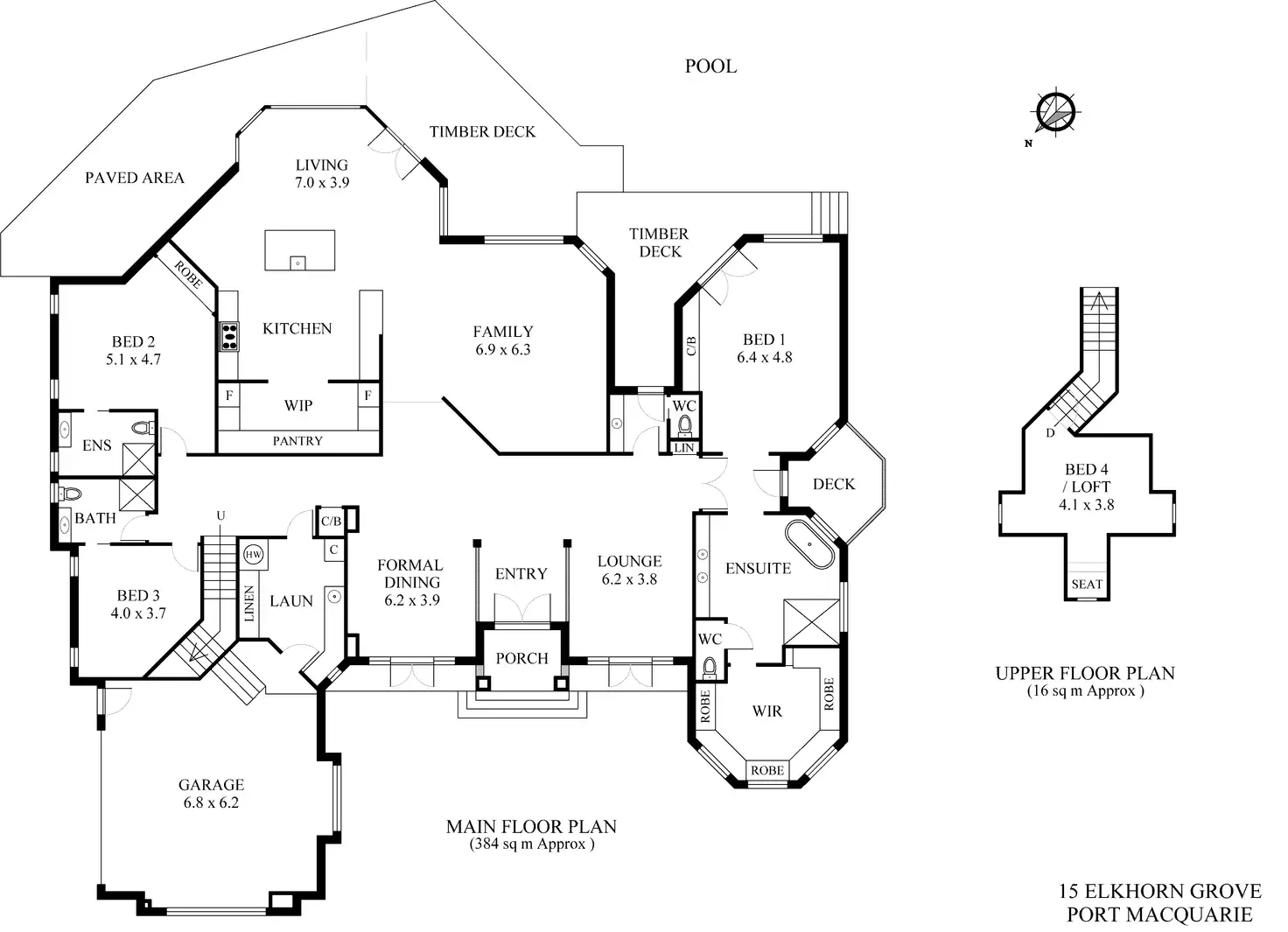 Floorplan of Homely house listing, 15 Elkhorn Grove, Port Macquarie NSW 2444