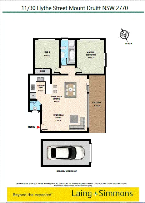 Floorplan of Homely unit listing, 11/30 Hythe Street, Mount Druitt NSW 2770