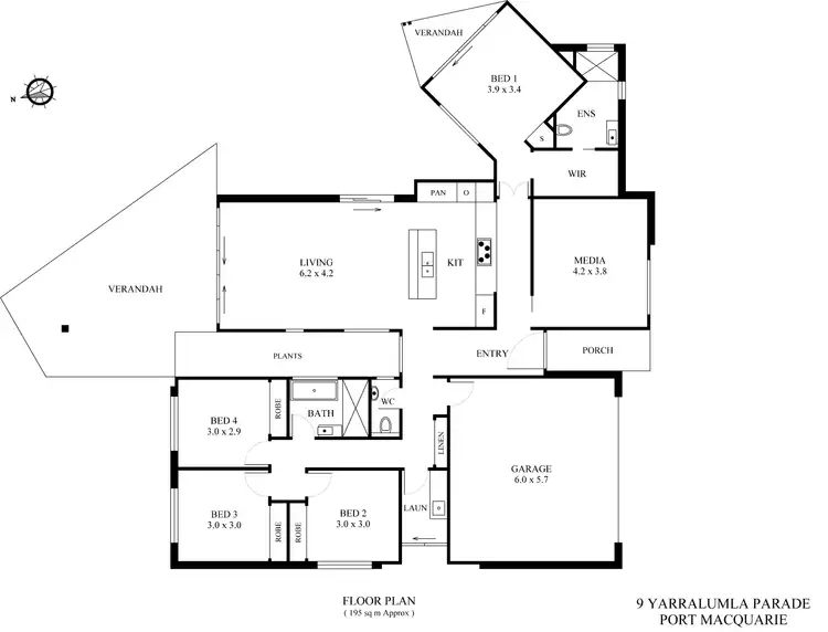 Floorplan of Homely house listing, 9 Yarralumla Parade, Port Macquarie NSW 2444
