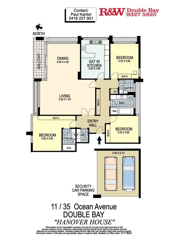 Floorplan of Homely apartment listing, 11/35 Ocean Avenue, Double Bay NSW 2028