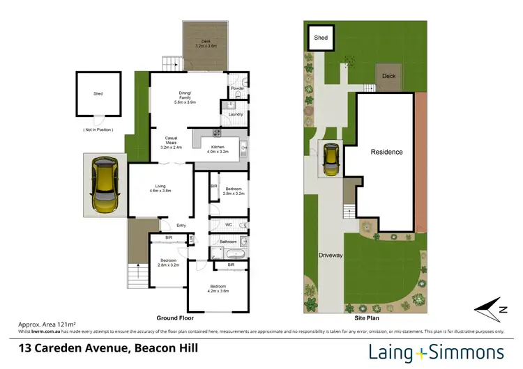 Floorplan of Homely house listing, 13 Careden Avenue, Beacon Hill NSW 2100