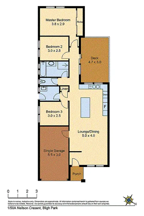 Floorplan of Homely house listing, 1/50 Neilson Cresent, Bligh Park NSW 2756