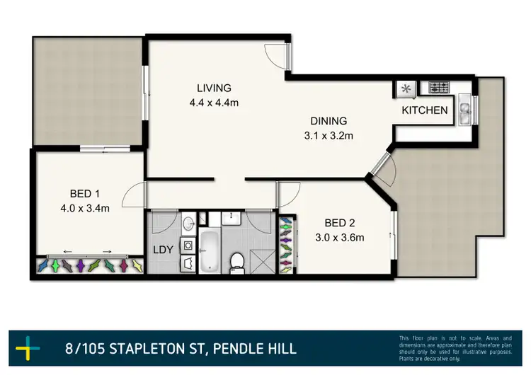Floorplan of Homely unit listing, 8/105 Stapleton Street, Pendle Hill NSW 2145