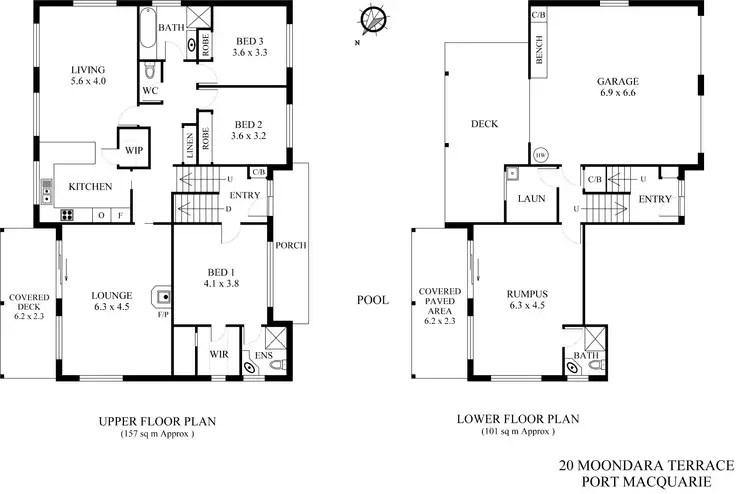 Floorplan of Homely house listing, 20 Moondara Terrace, Port Macquarie NSW 2444
