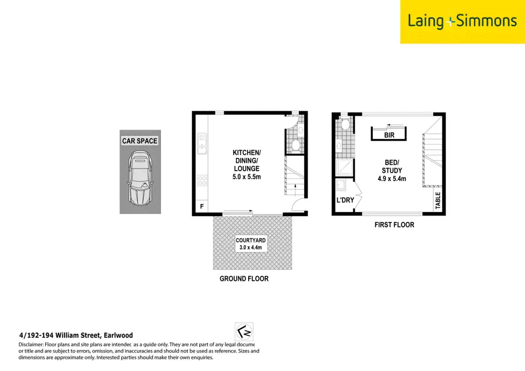 Floorplan of Homely apartment listing, 4/192-194 William st, Earlwood NSW 2206
