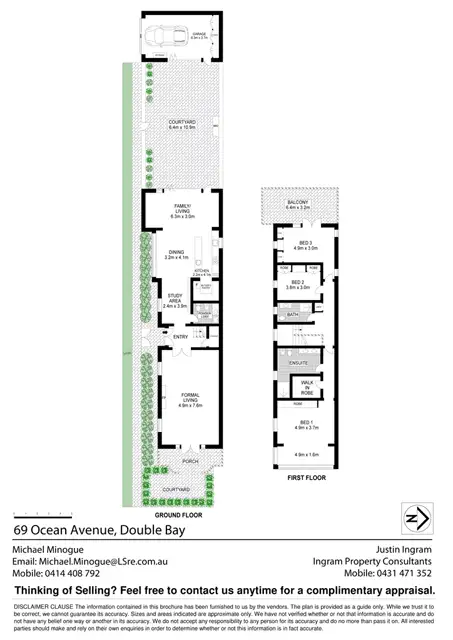 Floorplan of Homely house listing, 69 Ocean Avenue, Double Bay NSW 2028
