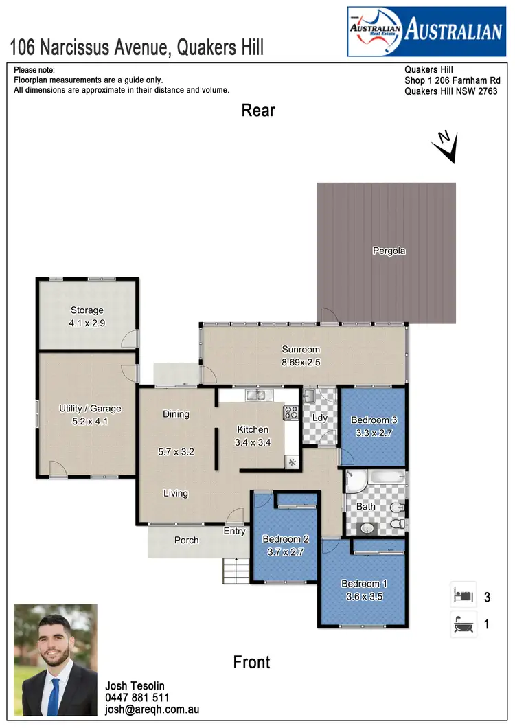 Floorplan of Homely house listing, 106 Narcissus Avenue, Quakers Hill NSW 2763