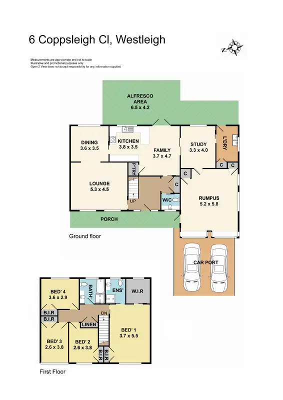 Floorplan of Homely house listing, 6 Coppsleigh Close, Westleigh NSW 2120