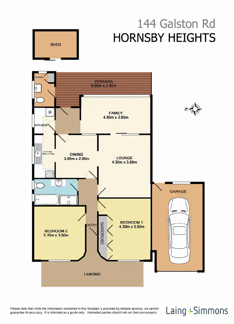 Floorplan of Homely house listing, 144 Galston Road, Hornsby Heights NSW 2077