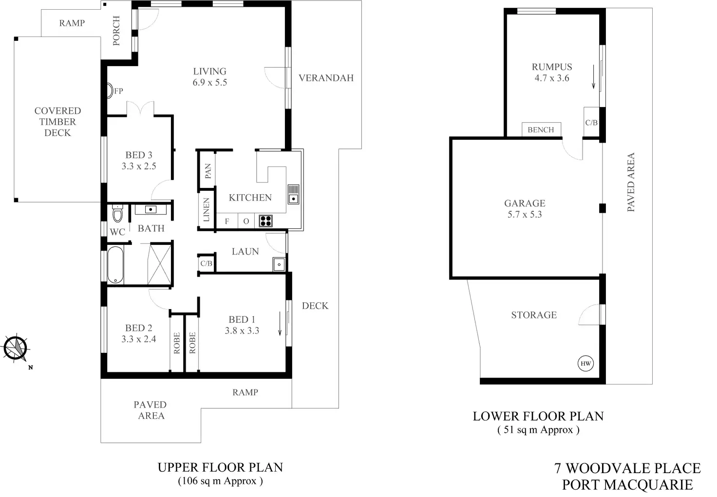 Floorplan of Homely house listing, 7 Woodvale Place, Port Macquarie NSW 2444
