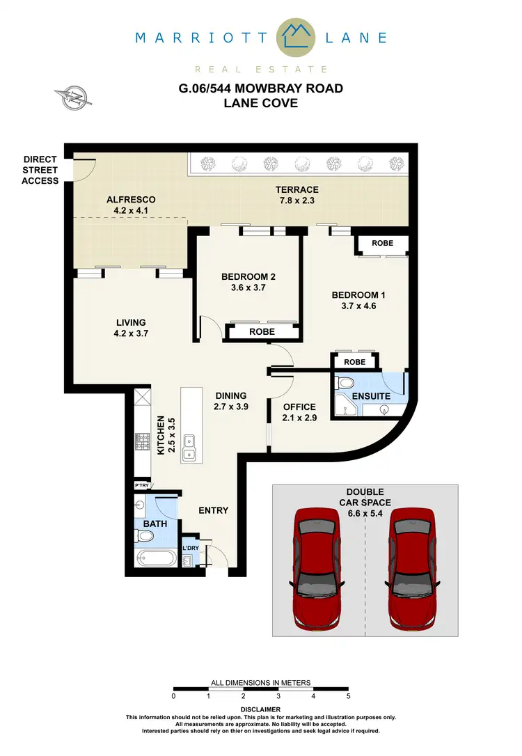 Floorplan of Homely apartment listing, G06/544-550 Mowbray Road, Lane Cove NSW 2066
