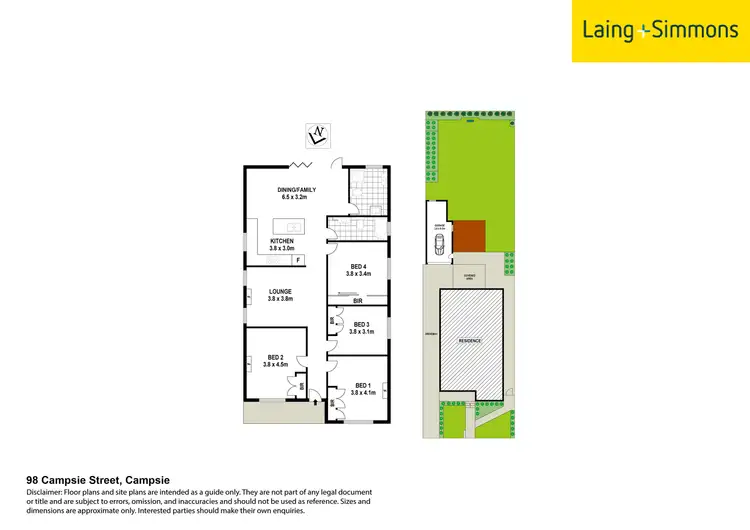 Floorplan of Homely house listing, 98 Campsie St, Campsie NSW 2194