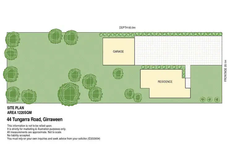 Floorplan of Homely house listing, 44 Tungarra Road, Girraween NSW 2145