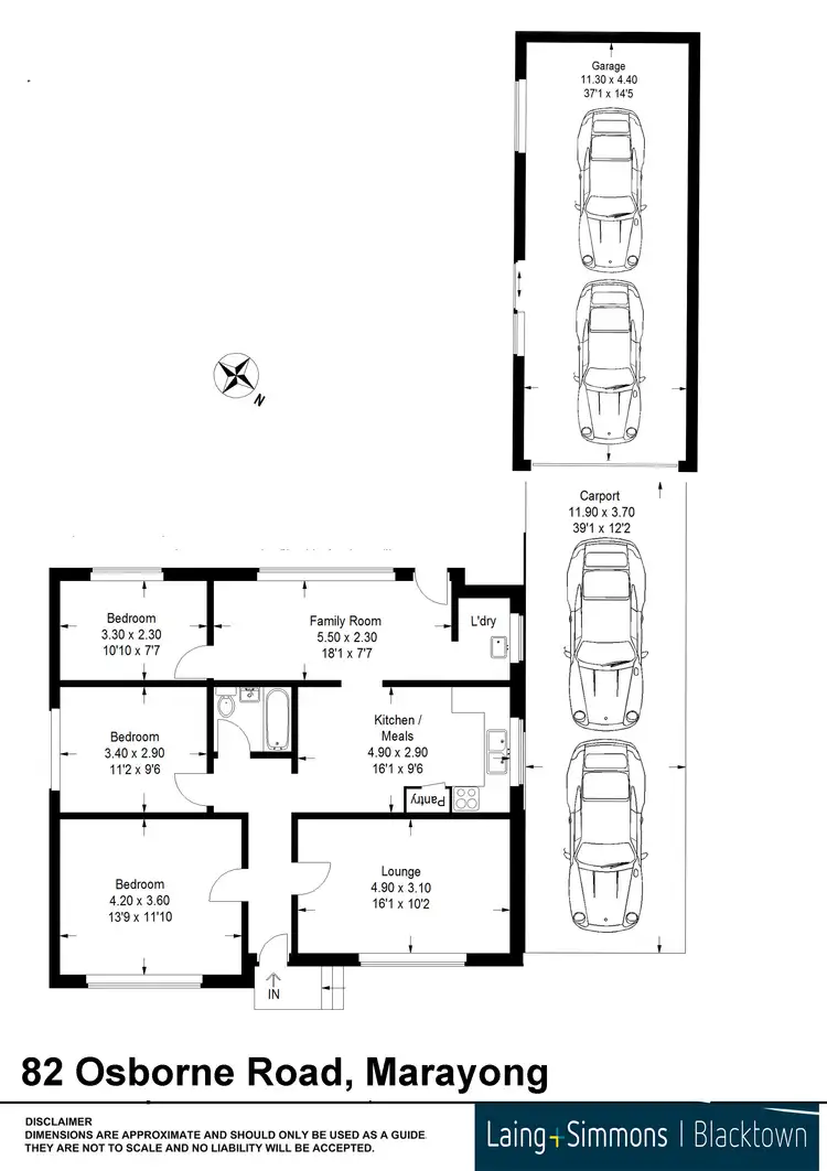 Floorplan of Homely house listing, 82 Osborne Road, Marayong NSW 2148
