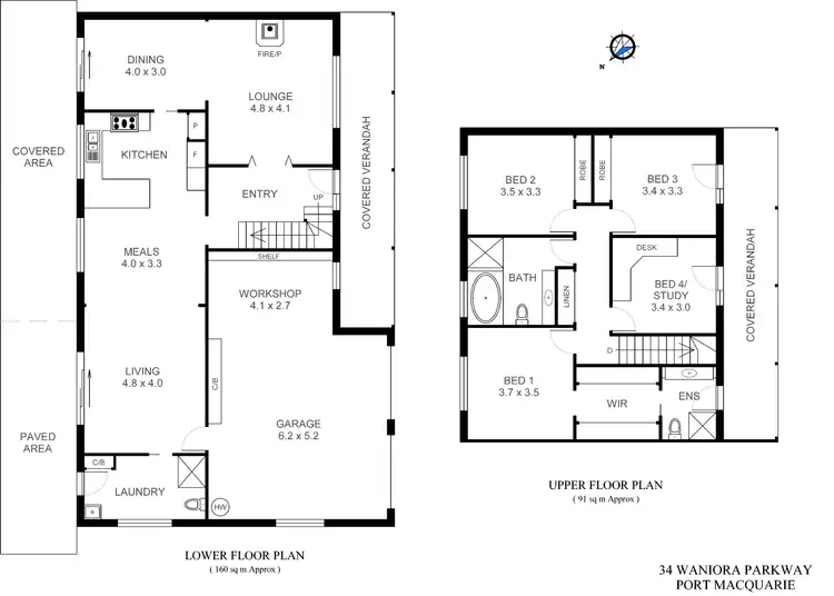 Floorplan of Homely house listing, 34 Waniora Parkway, Port Macquarie NSW 2444
