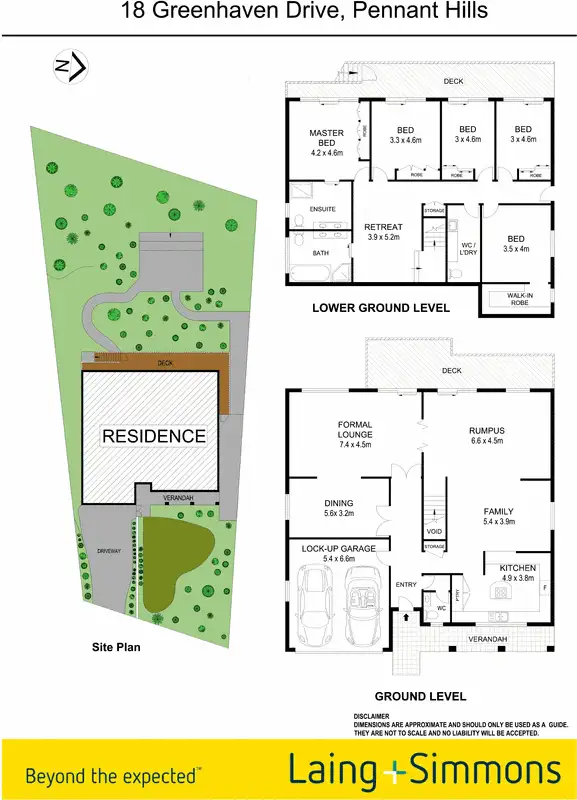 Floorplan of Homely house listing, 18 Greenhaven Drive, Pennant Hills NSW 2120