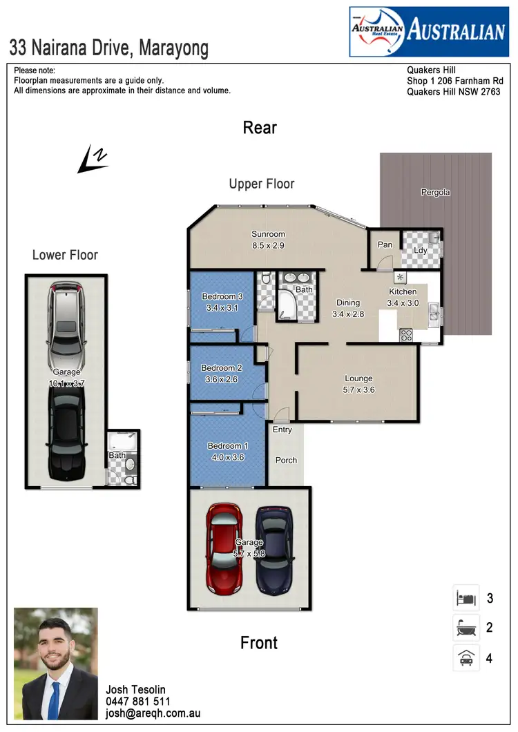 Floorplan of Homely house listing, 33 Nairana Drive, Marayong NSW 2148