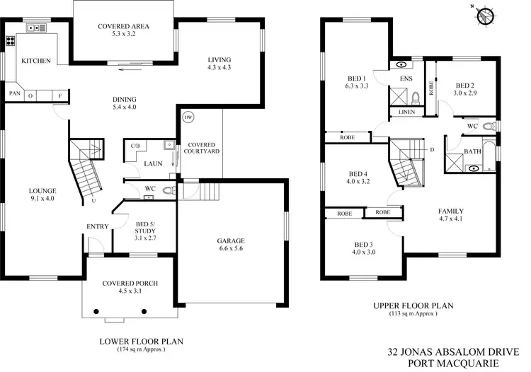 Floorplan of Homely house listing, 32 Jonas Absalom Drive, Port Macquarie NSW 2444