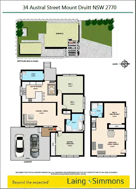 Floorplan of Homely house listing, 34 Austral Street, Mount Druitt NSW 2770