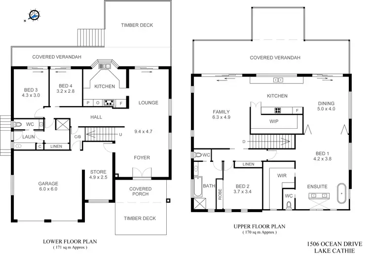 Floorplan of Homely house listing, 1506 Ocean Drive, Lake Cathie NSW 2445