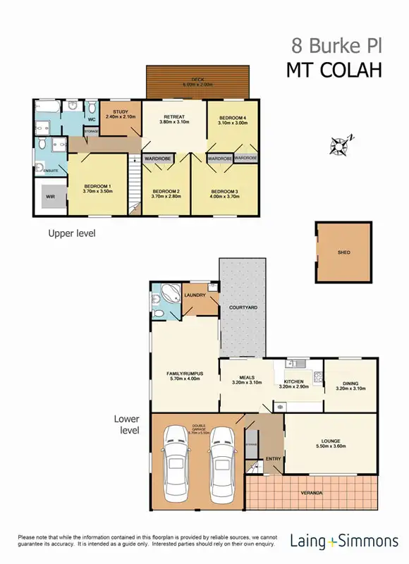 Floorplan of Homely house listing, 8 Burke Place, Mount Colah NSW 2079