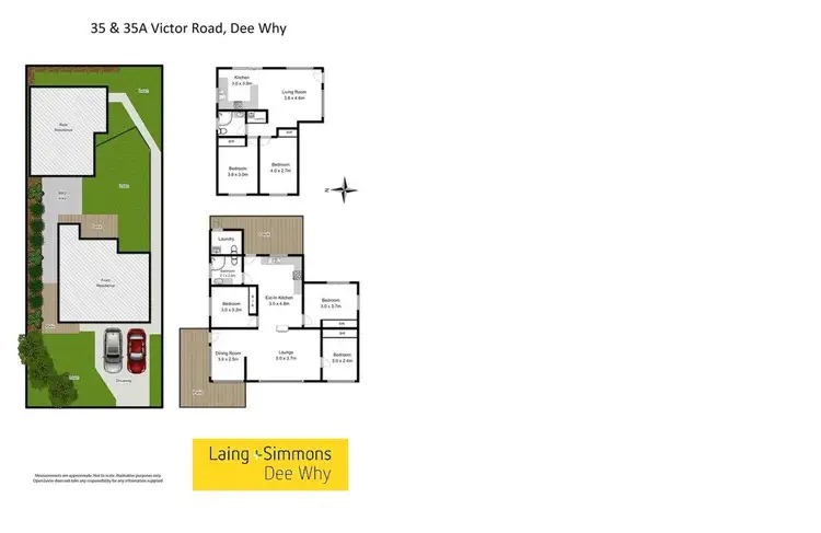 Floorplan of Homely house listing, 35 & 35a Victor Road, Dee Why NSW 2099