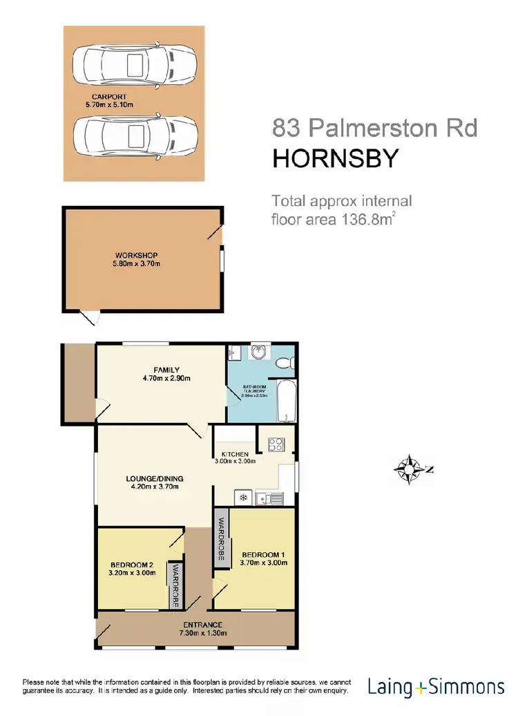 Floorplan of Homely house listing, 83 Palmerston Road, Hornsby NSW 2077