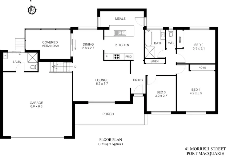 Floorplan of Homely house listing, 41 Morrish Street, Port Macquarie NSW 2444