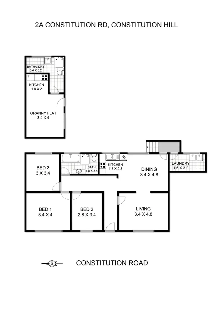 Floorplan of Homely house listing, 2A Constitution Road, Constitution Hill NSW 2145
