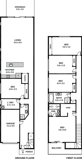 Floorplan of Homely house listing, 19B Houison Street, Westmead NSW 2145
