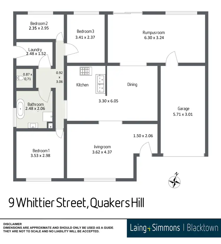 Floorplan of Homely house listing, 9 Whittier Street, Quakers Hill NSW 2763