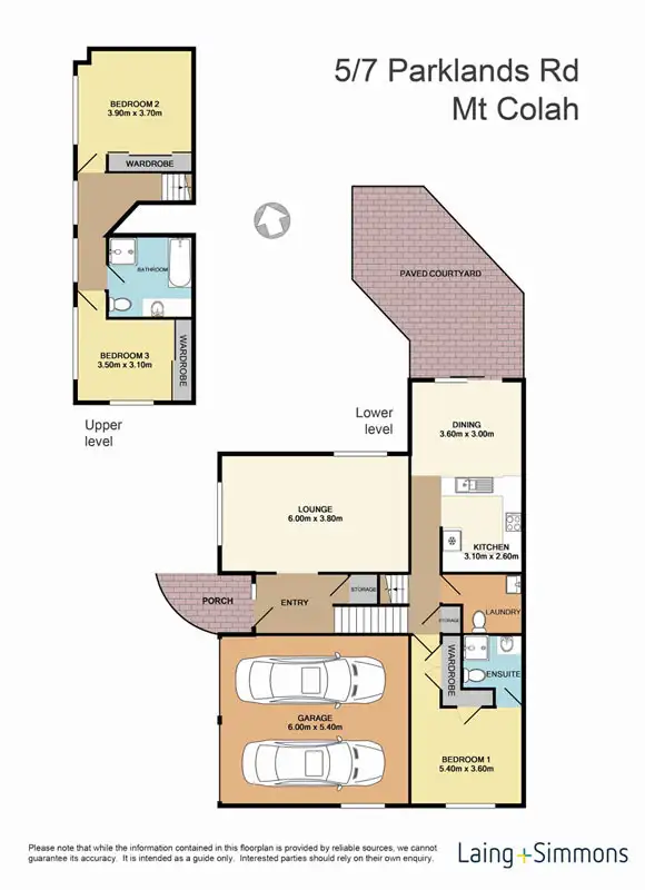 Floorplan of Homely townhouse listing, 5/7 Parklands Road, Mount Colah NSW 2079