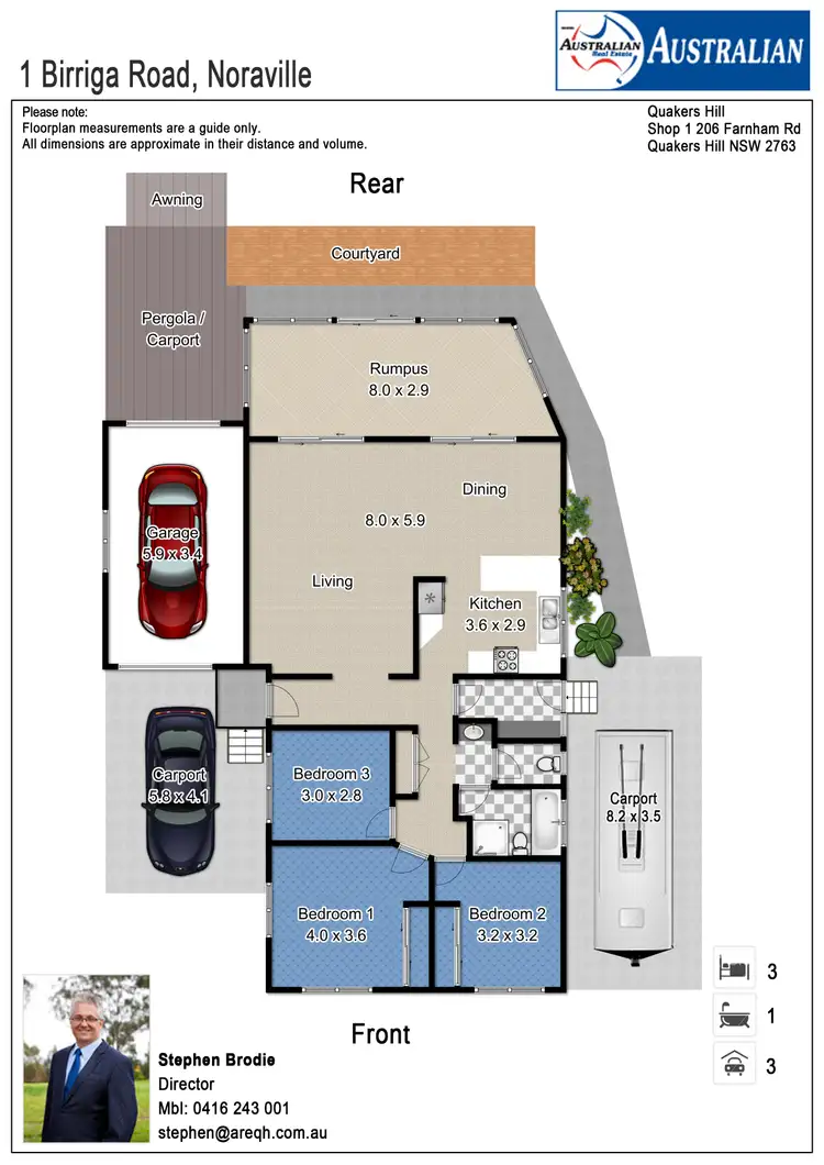 Floorplan of Homely house listing, 1 Birriga Road, Noraville NSW 2263